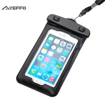 7" Waterproof Floating Phone Case Touch ID PVC Cell Phone Dry Bag