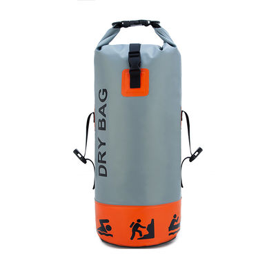mochila resistente 25L de la mochila de la prenda impermeable de la lona para caminar acampar saliente