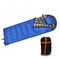 Algodón hueco suave al aire libre del poliéster del saco de dormir 170T del sobre resistente del derramamiento que acampa