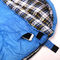Algodón hueco suave al aire libre del poliéster del saco de dormir 170T del sobre resistente del derramamiento que acampa
