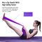 La resistencia larga del látex de la TPE del estiramiento congriega los ejercicios para la yoga Pilates de la recuperación