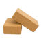 No deslice el ladrillo de madera Cork Blocks de alta densidad de la yoga de Eco 2 paquetes