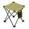 de 600D Oxford de la tela del cuadrado el alto el 16.5in peso ligero de la silla plegable dobla sillas para arriba que acampan